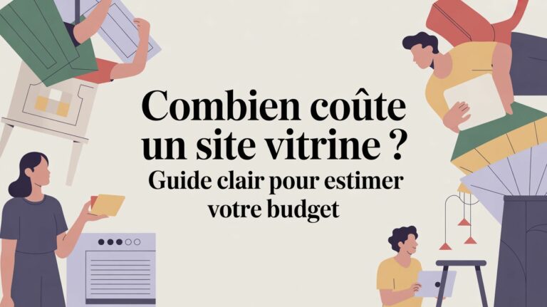 Combien coûte un site vitrine ? Guide clair pour estimer votre budget
