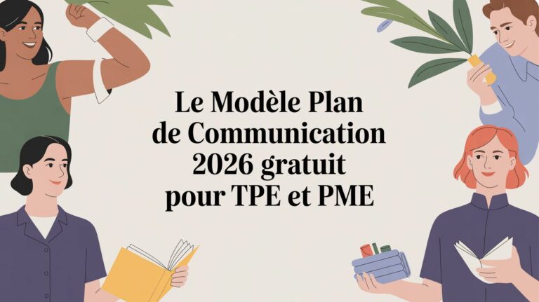 Le modèle plan de communication 2026 gratuit pour TPE et PME