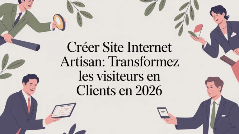 Créer site internet artisan: transformez les visiteurs en clients en 2026