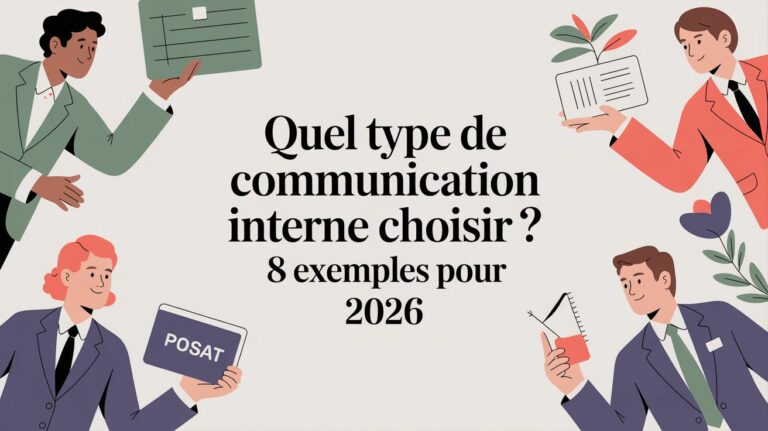 Quel type de communication interne choisir ? 8 exemples pour 2026