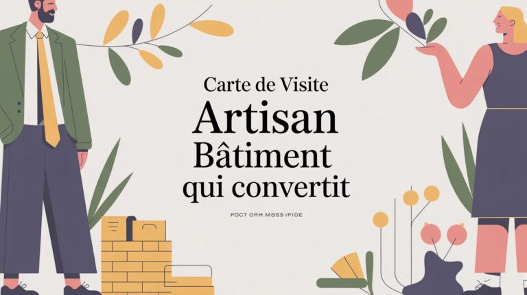 Créer une carte de visite pour un artisan du bâtiment